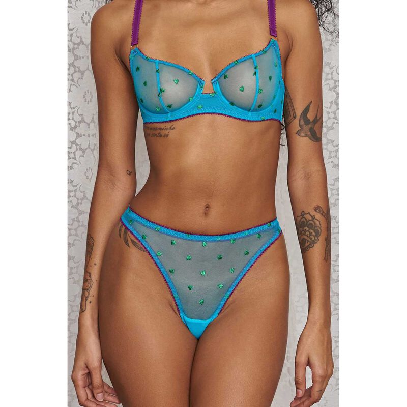 Dora Larsen Nelle Heart Embroidery Underwire Bra image number 2